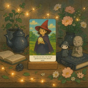 Baraja de Oráculos inspirada en el estilo Ghibly: Cartas del Oráculo de los Mensajes de Dreamtide