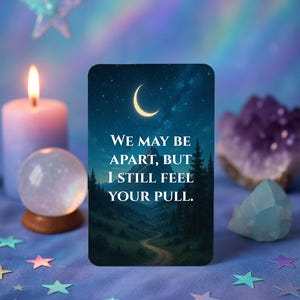 Liebesbotschaften Karten für Twin Flames, Schattenarbeit, Herzheilung & spirituelle Führung - Starlit Confessions Orakel Karten Deck