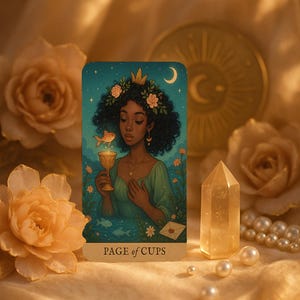 Cartas de Tarô Afro-Americanas, Baralho de Tarô para o Feminino Divino - Baralho de Tarô da Deusa Eterna