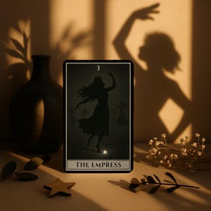 Baraja de Tarot Bailando en la Oscuridad: Cartas del Tarot de la Sombra / Baraja de Tarot Gótico con Arcanos Mayores y Menores / Cartas de Adivinación Intuitiva de Brujería