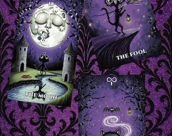 The Velvet Night Tarot Deck, Indie Tarot Karten