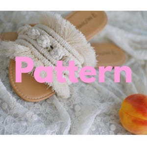 Macrame slippers tutorial (Macrame Only)