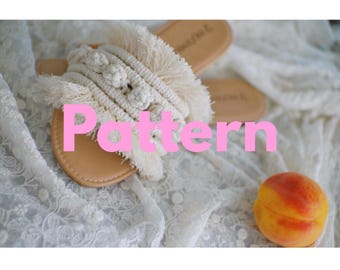 Macrame slippers tutorial (Macrame Only)