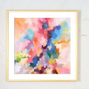 Watercolor Print, Pink abstract print, Office Decor, Watercolor painting Wall Art, abstract watercolor, Girl Nursery Art Print, abstract art