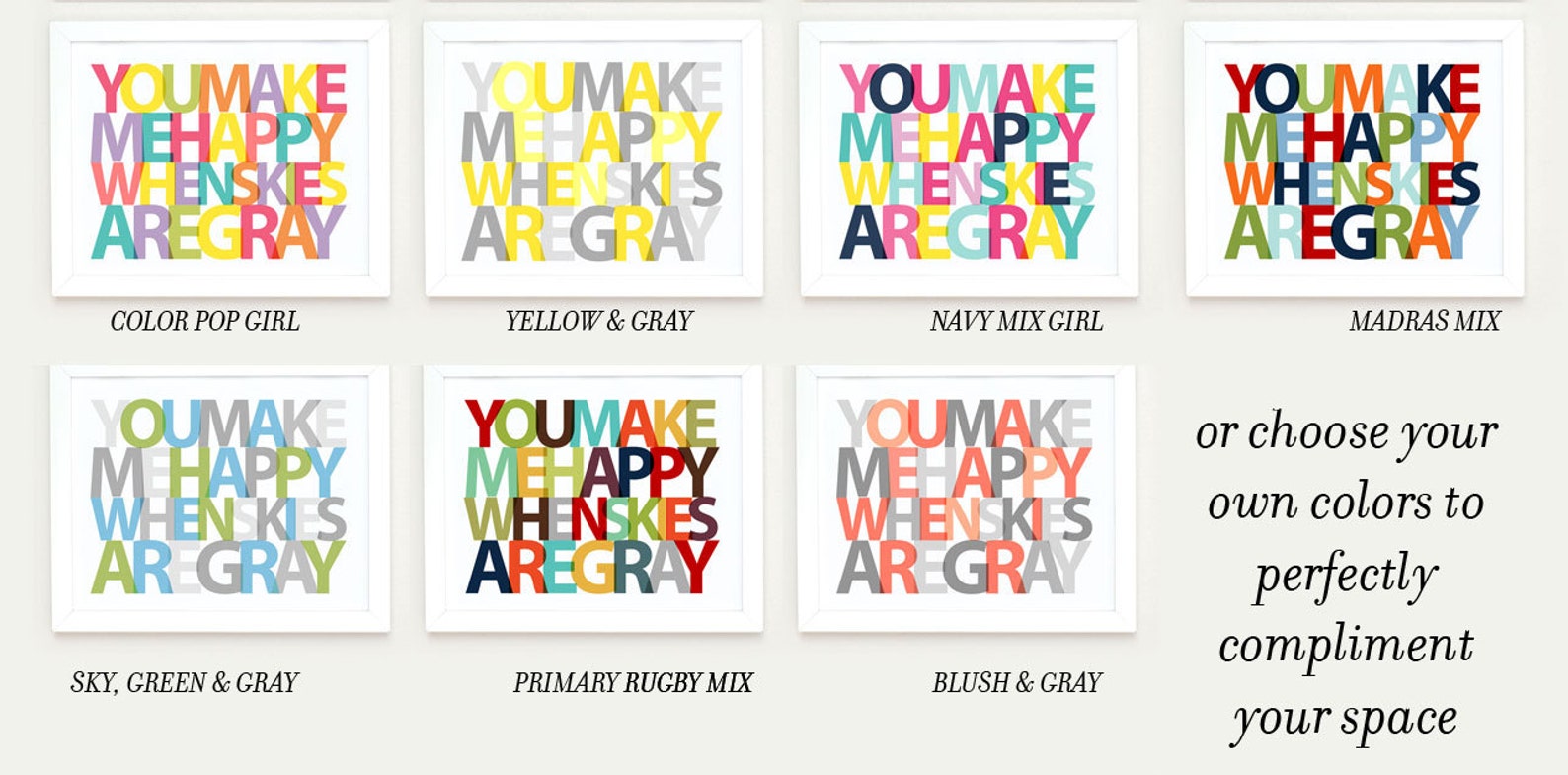 You Make Me Happy When Skies Are Gray You Are My Sunshine Etsy You make me happy when skies are gray you are my sunshine etsy