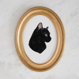 Custom cat portrait Pet portrait from photo Watercolor cat painting Mothers day gift from cat Pet loss gift cat lover personalized calico ca