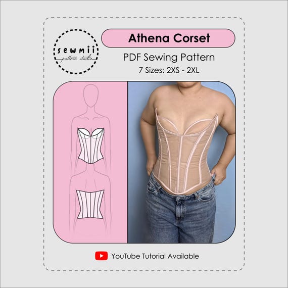 Athena Corset - Sewing Pattern - Digital PDF