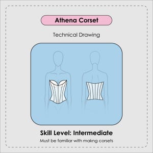 Athena Corset - Sewing Pattern - Digital PDF image 3