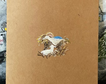 Handpainted Nativity Christmas Cards, Religious Christmas Cards, Christmas Card Set, Manger Cards, Christmas Notecards, Baby Jesus Cards