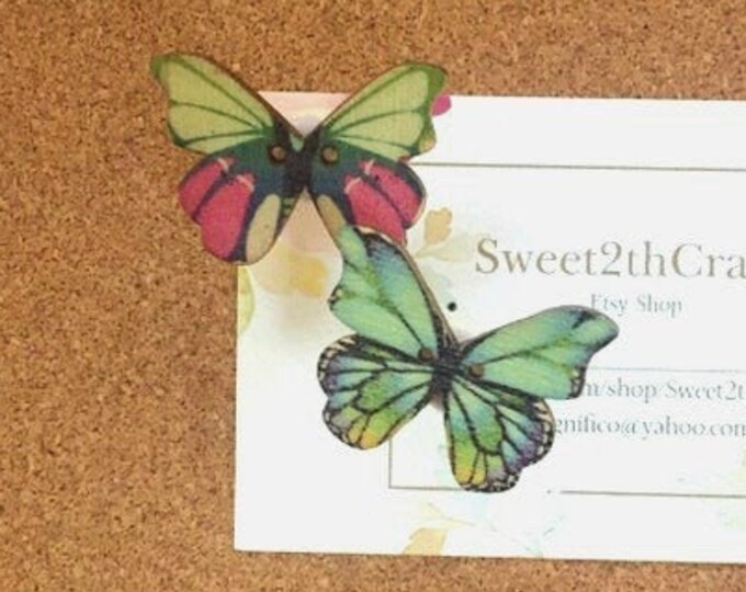 10 Butterfly Push Pins Decorative Push Pins Cute Thumbtacks Etsy