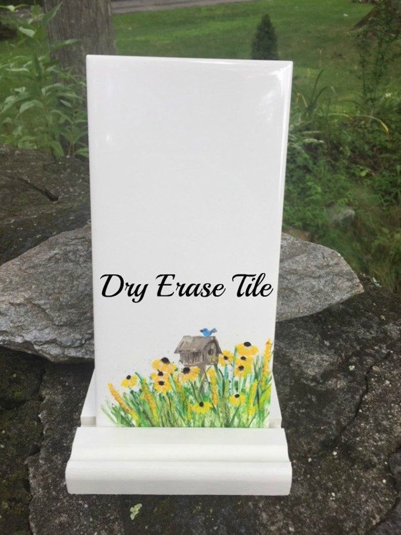 Decorative Dry Erase Board Birdhouse Decor Small Whiteboard Fl Office Shabby Chic Desk Accessories Teacher Gifts