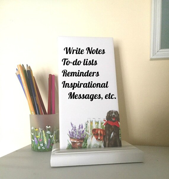 Dog Dry Erase Tile Desktop Small Board Dog Dry Erase Tile Desktop