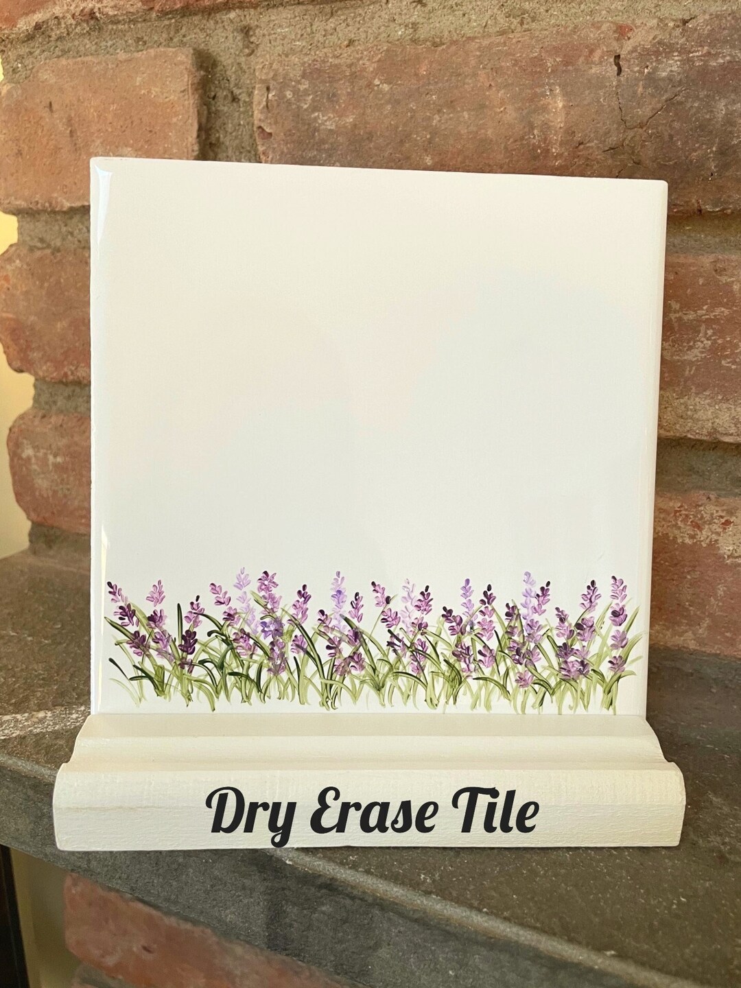 Small Dry Erase Board, Desktop Dry Erase, Lavender Dry Erase Tile