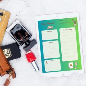 Daily Planner Printable – Digital PDF, To-Do List, Schedule Organizer, Productivity Template, Instant Download