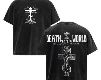 Orthodox Cross Ascetic Faith Vintage Washed T-Shirt