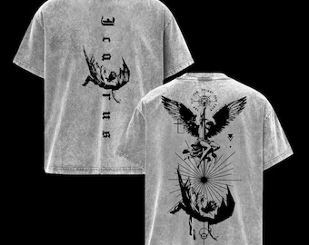 Camiseta urbana vintage extragrande de Icarus Mythcore