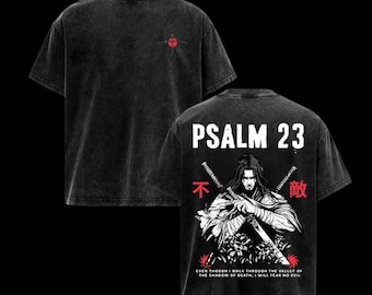 Salmo 23 El Señor es mi pastor Camiseta gráfica cristiana