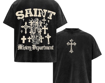 Camiseta urbana con la fe lavada vintage de Saints Club Angel