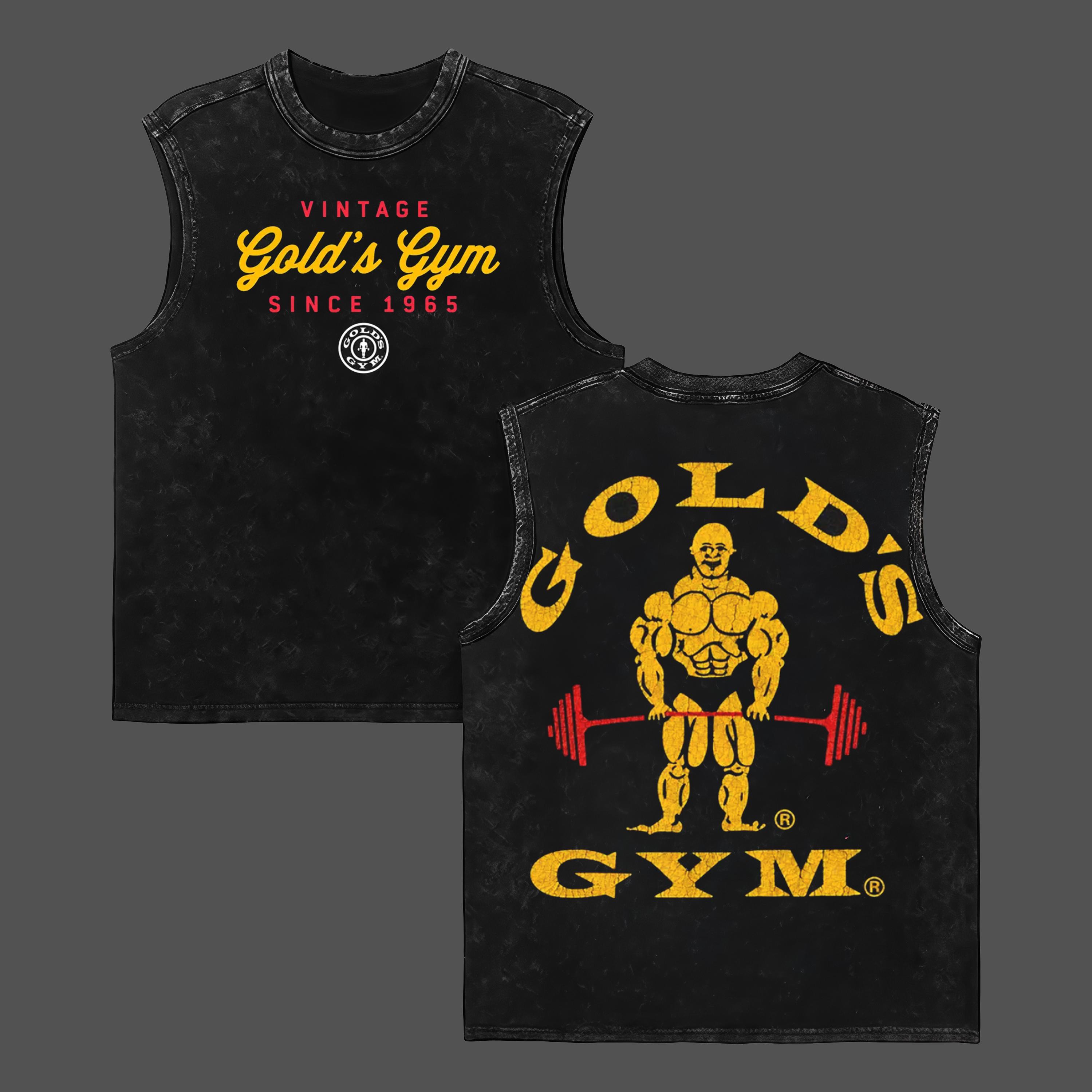LÝFT×GOLD'S GYM VINTAGE TRAINING TANKTOP FEB DELIVERY #1 - GOLD'S