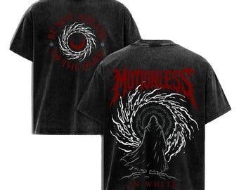 Motionless In White Afraid Of The Dark Shirt Washed