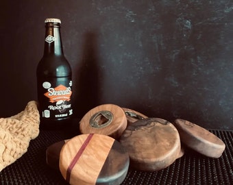 Handcrafted Wooden Bottle Opener