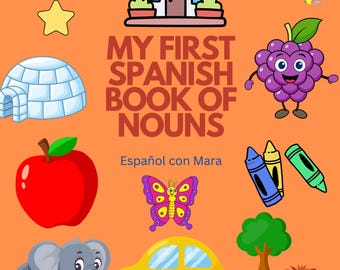 Printable Spanish Colouring Book A–Z – Bilingual Noun Activity (PDF Download)