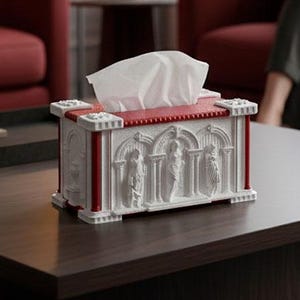 Tissue Box Cover, Rectangular Decorative Tissue Holder for Bathroom, Living Room or Office