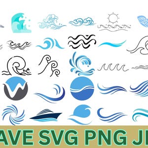 Ocean waves life svg, Wave svg bundle, Drop svg, Tidal waves svg, Water waves svg, Nautical svg, Ocean svg, Commercial Use Ready to Cut file