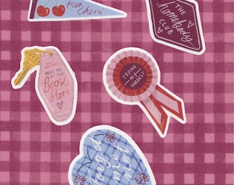 Tiny Trinkets & Charms Sticker Pack | Junk Journaling | Mini Stickers | Laptop Stickers | Illustrated Stickers | Stationary