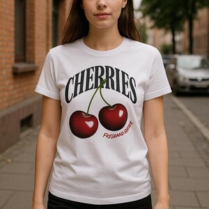 Cherries Graphic T-Shirt