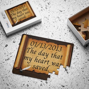 Custom gift Puzzle, Personalized Puzzle, Secret Puzzle Message, Girlfriend Proposal Puzzle, Pregnancy Announcement Puzzle, Unique Gift Idea