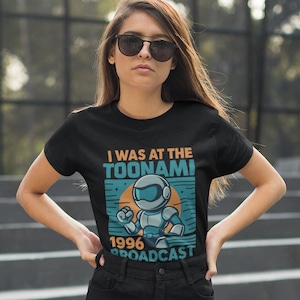 Toonami 1996 Broadcast T-Shirt | Retro Anime Cartoon Network Shirt | Nostalgia Tee for 90s Kids & OG Toonami Fans