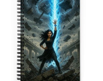 Reality 2256: Emergence Spiral Notebook – Sci-Fi Art Journal