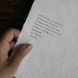 Bevor es DREI gab, fing es mit You and Me Letterpress Poster an