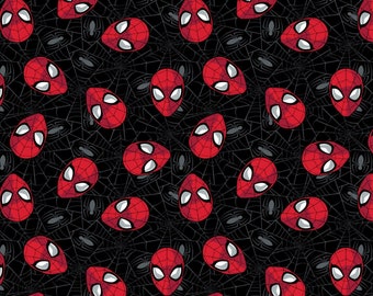 Marvel Spiderman Web Crawler woven cotton fabric from Springs Creative 73252A620715 licensed
