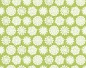 Riley Blake Fabric Be Merry Green Snowflake - 1 yard 8 inches - last piece