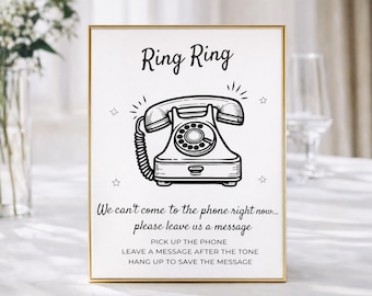 Letrero de audio para libro de visitas imprimible / Plantilla para letrero de libro de visitas de boda / Letrero para mesa de boda con libro de visitas / Canva editable y descarga instantánea