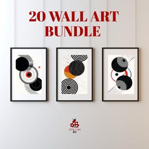 Póster de arte mural abstracto moderno / Decoración minimalista bohemia para el hogar / Arte imprimible de estética neutra