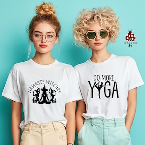 2 Yoga T-Shirt Designs | Meditation & Zen Theme | Instant Download Printable Files
