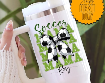 Soccer Mama Cup, Soccer Mom Cup, Soccer Mom Tumbler, Soccer Mom Birthday, Soccer Mom Appreciation, Soccer Team Mom, Personalized Soccer Cup
