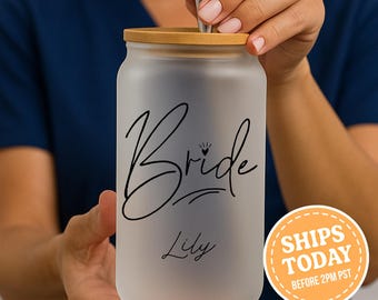Bride Personalized Wedding Cup, Bridal Shower Cup, Bride to Be Cup, Wedding Party Favor, Future Mrs Cup, Engagement Party, Bride Cup Idea
