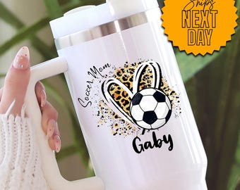 Soccer Mom Personalized Cup, Soccer Mom Tumbler, Soccer Mom Gift, Soccer Mom Appreciation, Soccer Mom Birthday, Soccer Team Mom