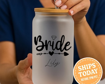 Bride Wedding Cup, Personalized Bride Cup, Bridal Shower Cup, Bride to Be, Wedding Favor, Engagement Party, Bride Cup, Future Mrs. Cup