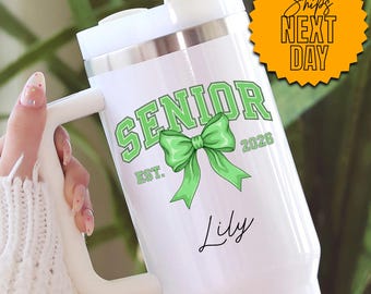 Senior 2026 Personalized Tumbler, Class of 2026 Graduation Cup, High School Senior Gift, College Bound Student Present