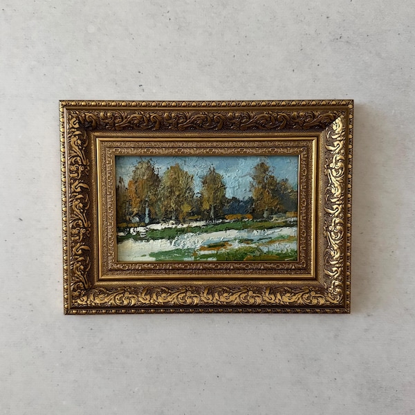Impressionist painting, Original oil painting, Oil painting original, Oil painting original vintage, Original antique oil painting