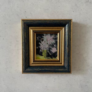 Pintura al óleo impresionista, Pintura al óleo miniatura, Pintura al óleo original, Pintura de arte original, Pintura al óleo original pequeña