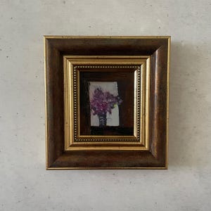 Oil painting original, Oil painting original small, Still life oil painting, Miniature oil painting, Impressionist oil painting