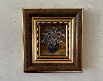 Oil painting original, Oil painting original small, Still life oil painting, Miniature oil painting, Impressionist oil painting