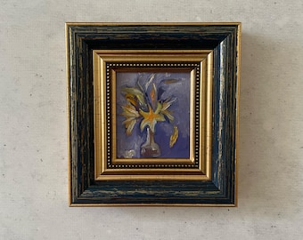 Original oil painting, Impressionist oil painting, Oil painting miniature, Oil painting original, Oil painting original small