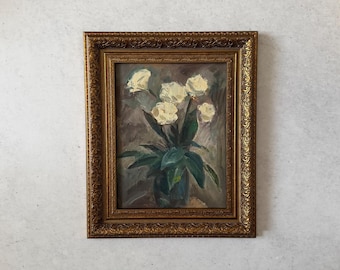 Original antikes Ölgemälde, impressionistische Malerei, Original Ölgemälde, Ölgemälde Original, Ölgemälde Original Vintage